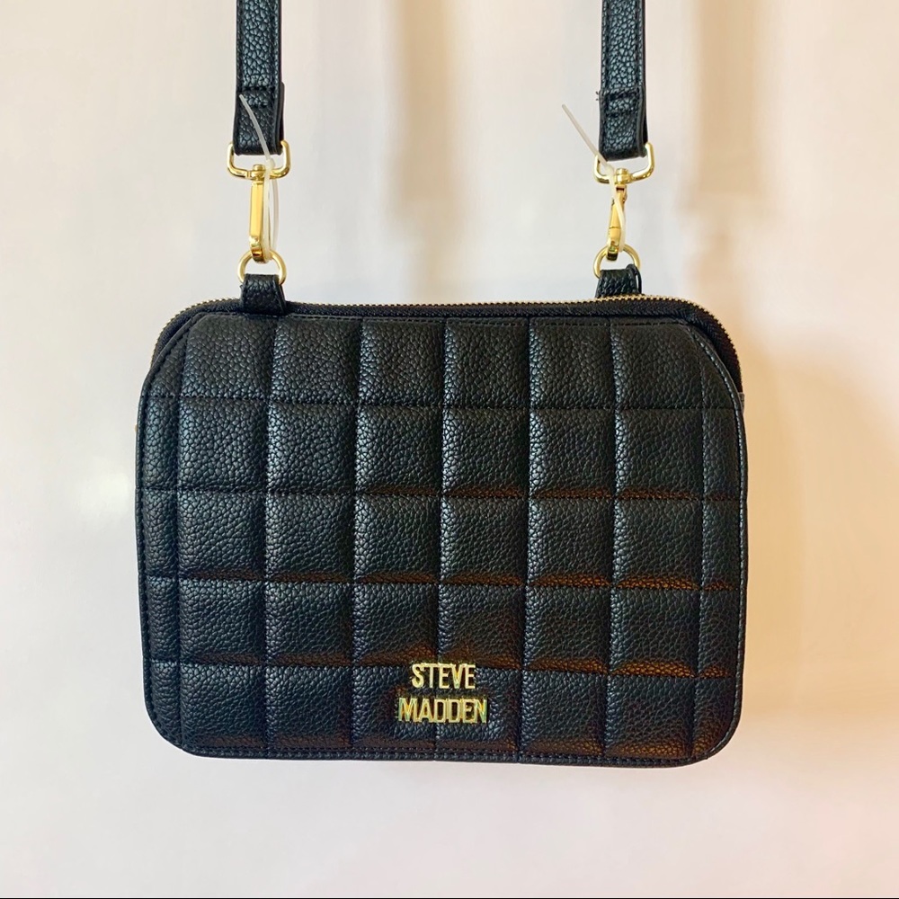 Steve Madden Crossbody Brenee Black Shoulder Bag